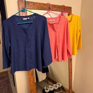 Ladies lace jacket size large Laura Goldstein Designer QVC